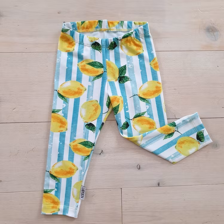 LEGGINGS MED CITRONER - storlek 74/80