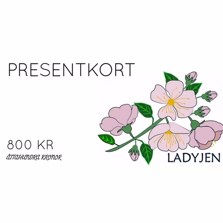 PRESENTKORT 800 KR