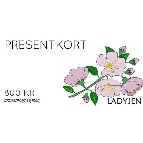 PRESENTKORT 800 KR
