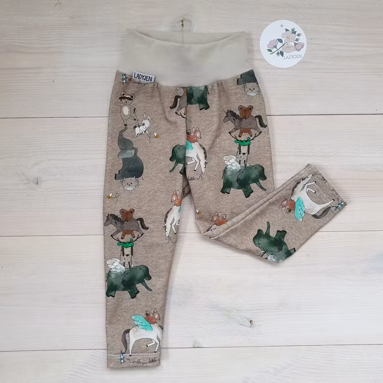 LEGGINGS CIRKUSDJUR STORLEK 74/80