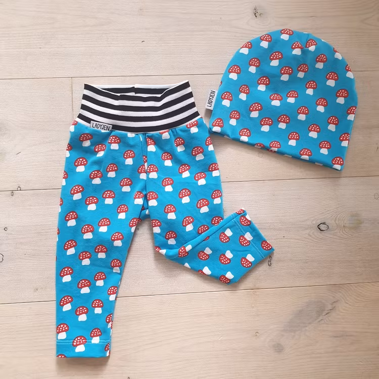 LEGGINGS FLUGSVAMP MED MATCHANDE MÖSSA STORLEK 62/68