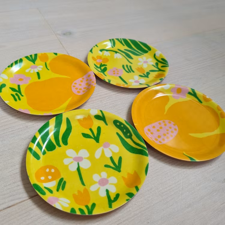Glasunderlägg 4-pack