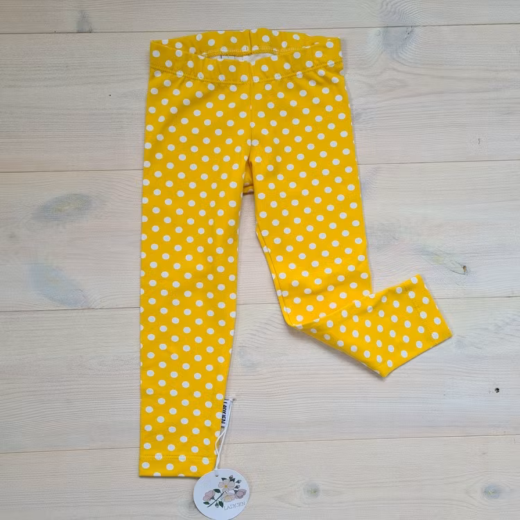 Prickiga gula leggings i storlek 86/92