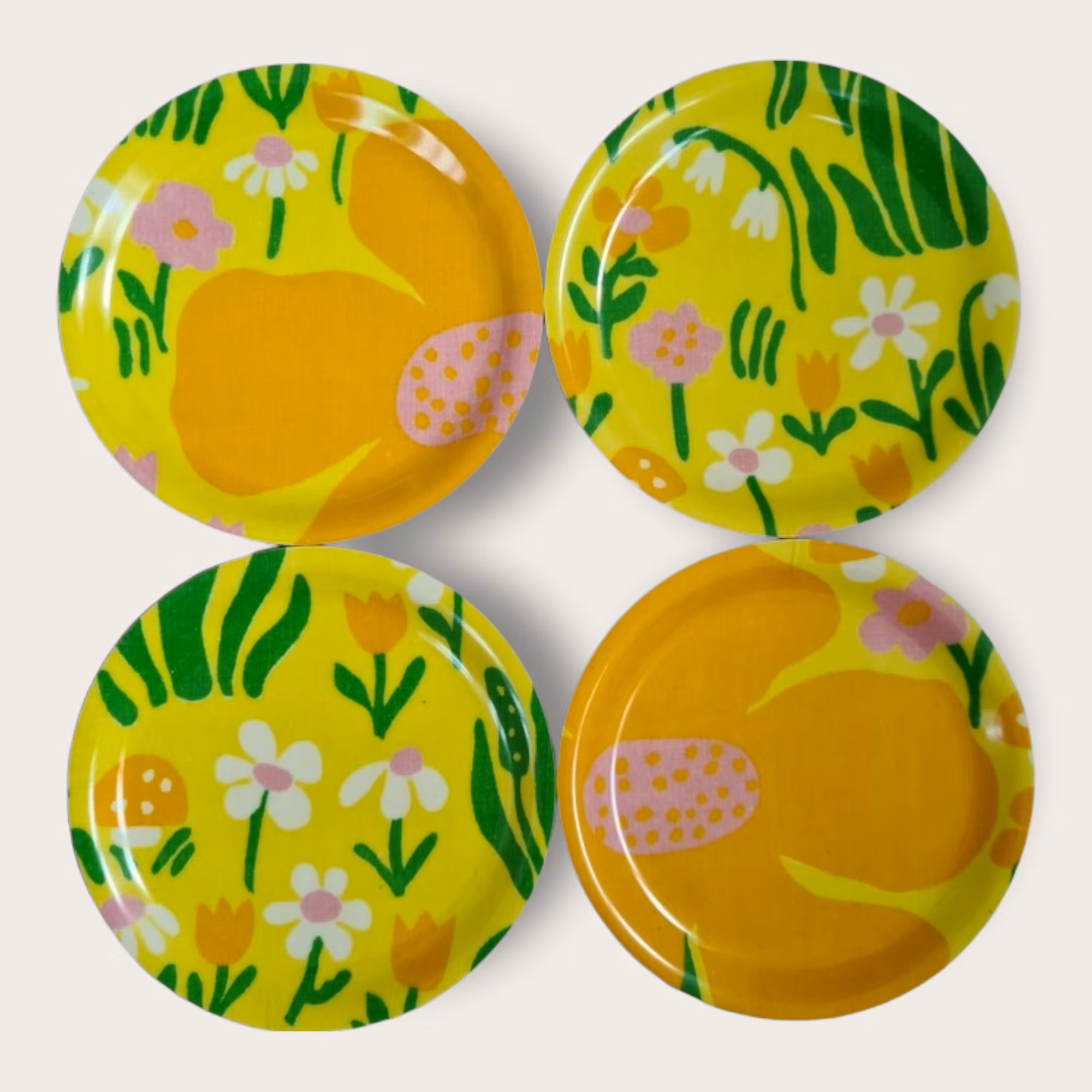 Glasunderlägg 4-pack