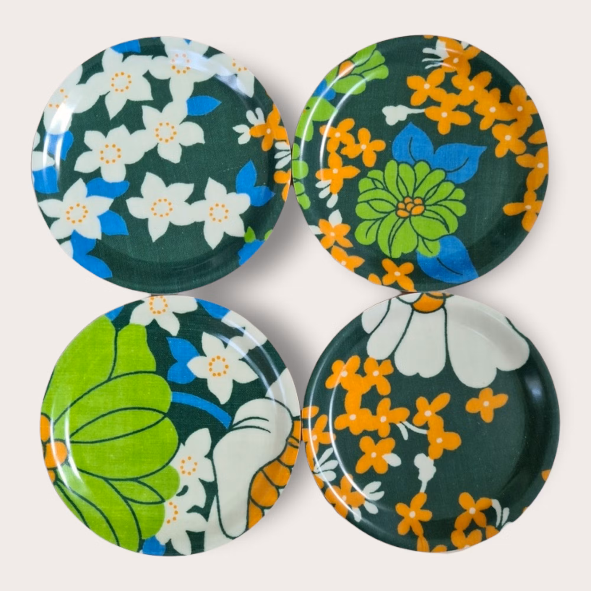Glasunderlägg 4-pack