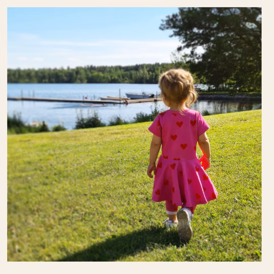 ERBJUDANDE - Snurrklänning & leggings