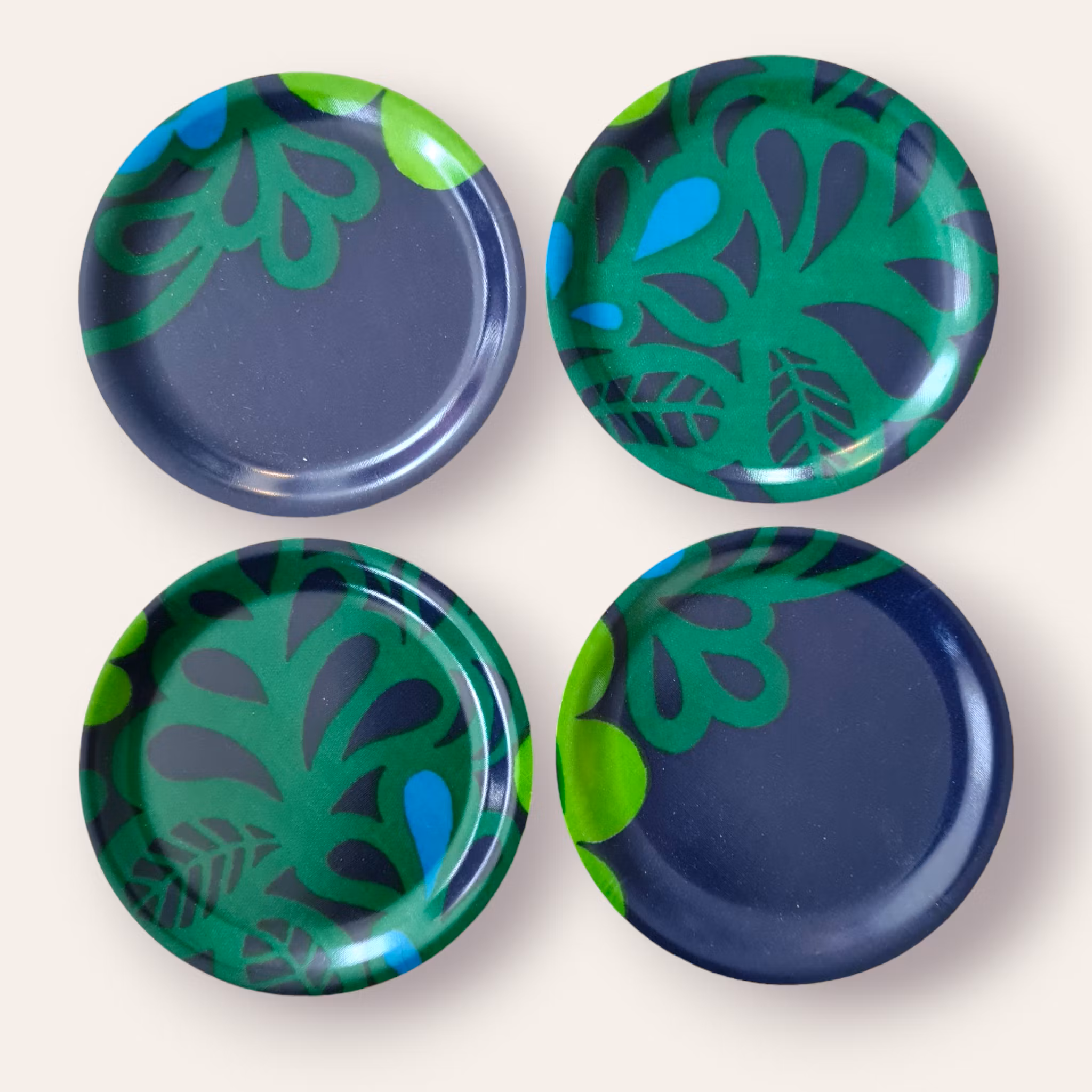 Glasunderlägg 4-pack