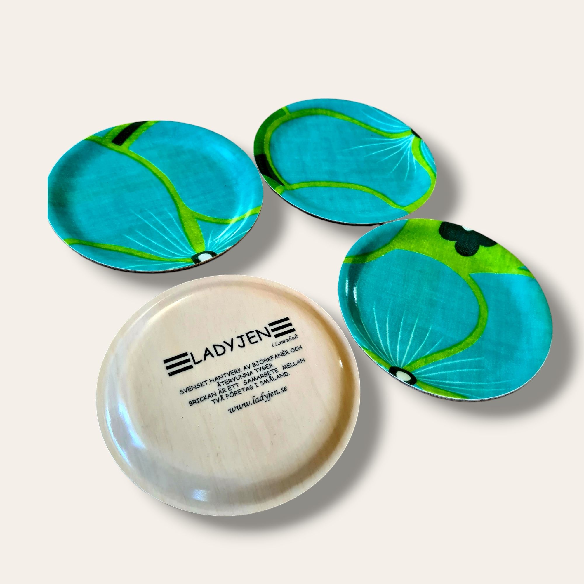 Glasunderlägg 4-pack
