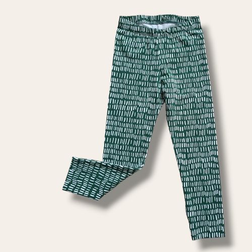 Mörkgröna leggings - storlek 98/104