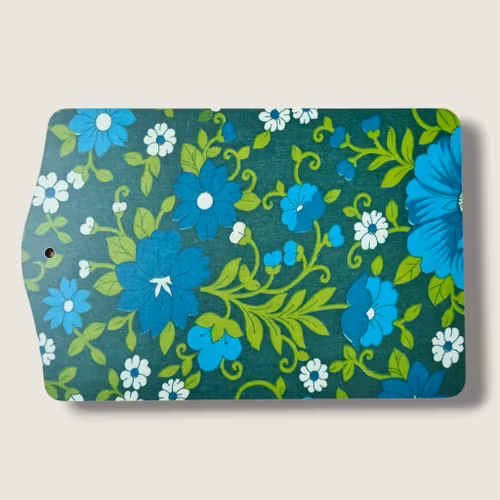 SKÄRBRÄDA - blommönster grön