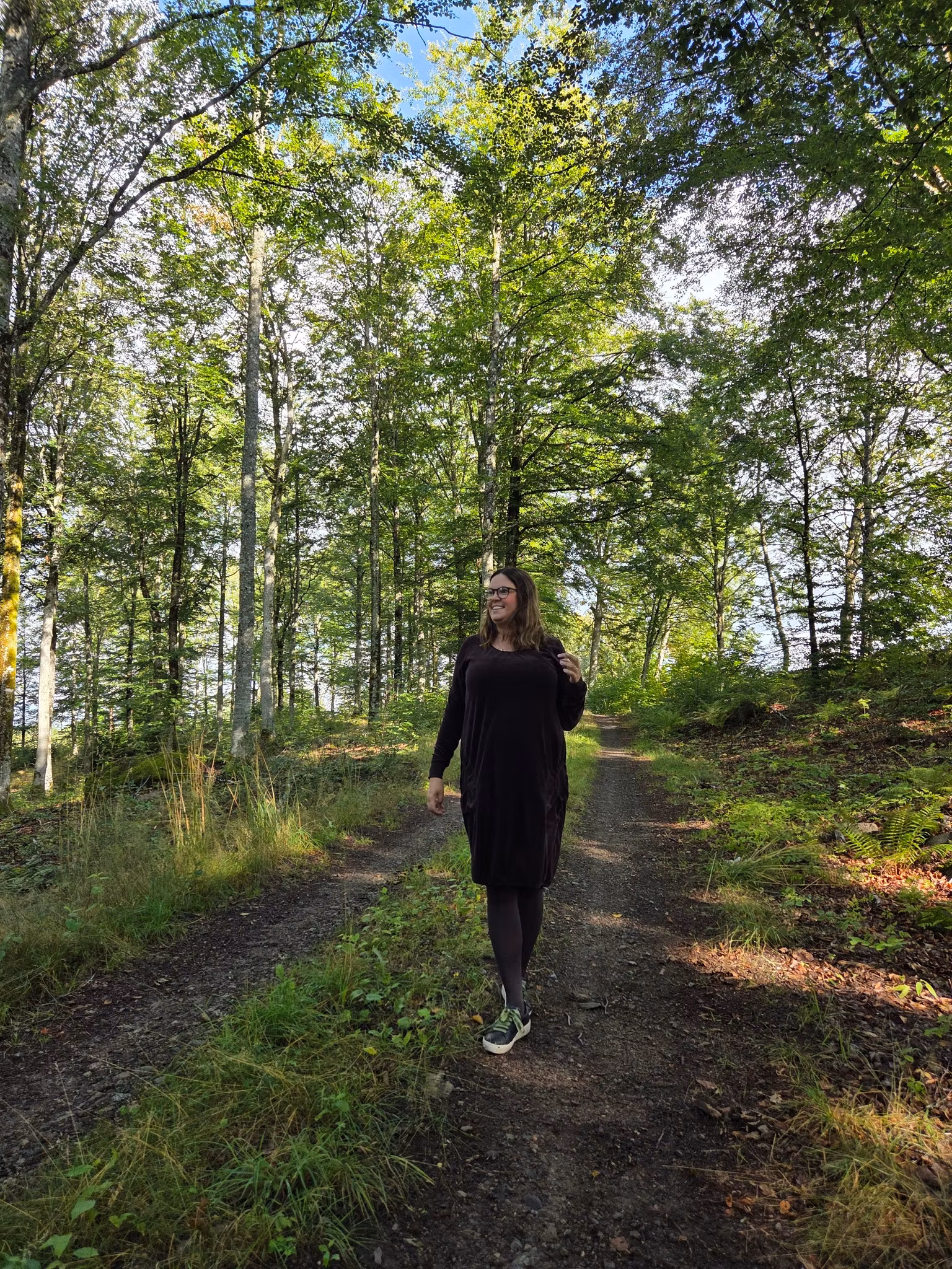 VELOURKLÄNNING - CHOKLADBRUN
