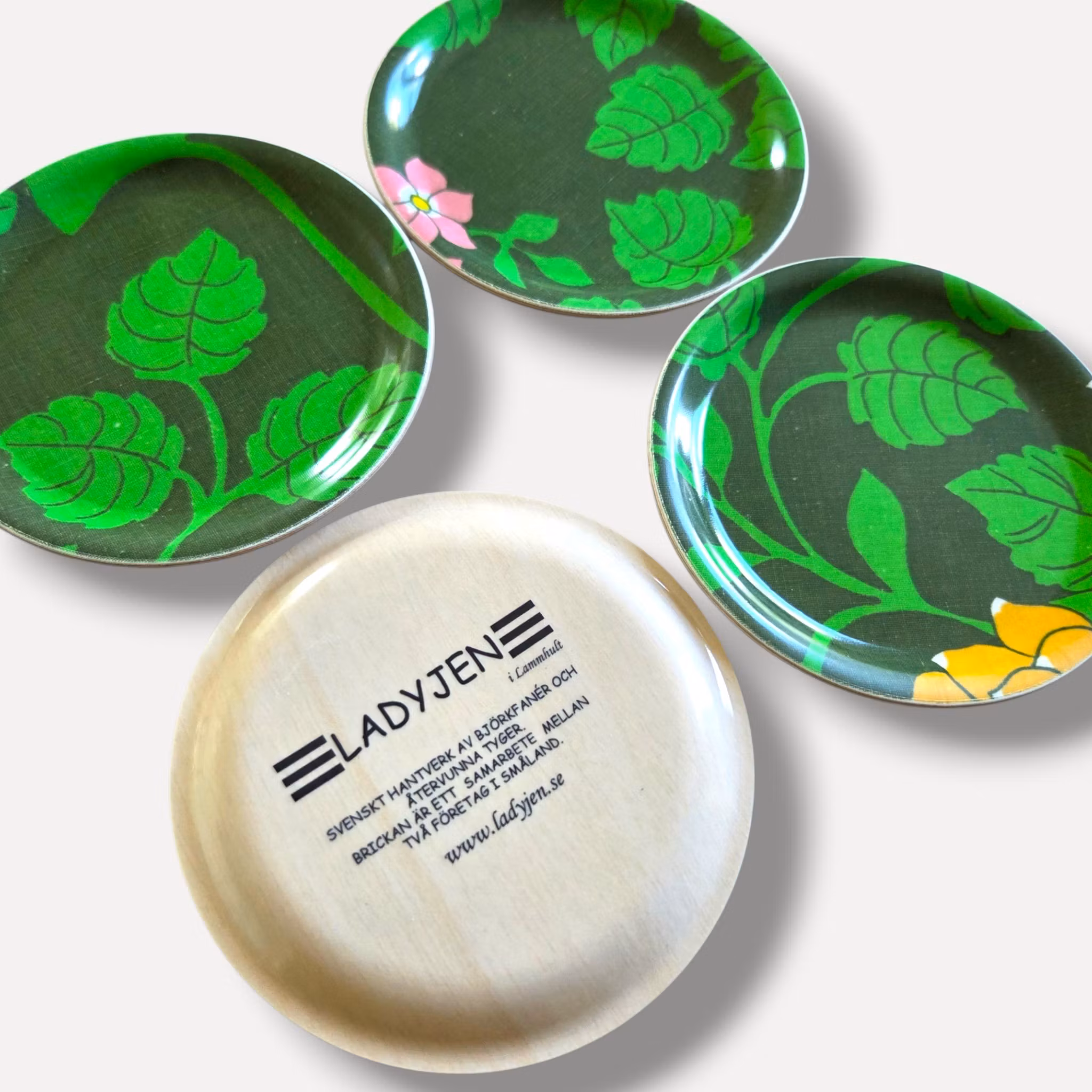 Glasunderlägg 4-pack