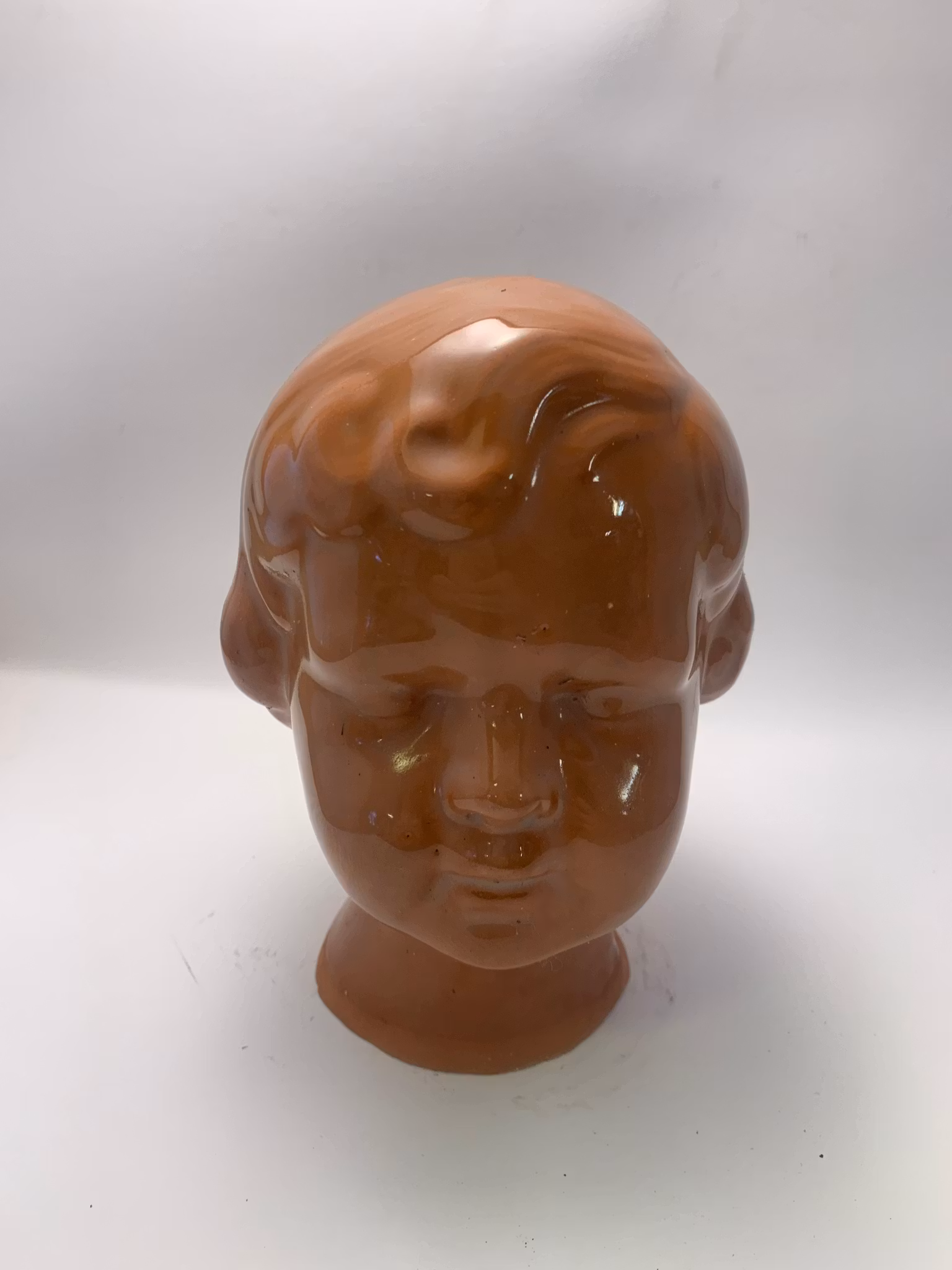 Terracotta mörk blank