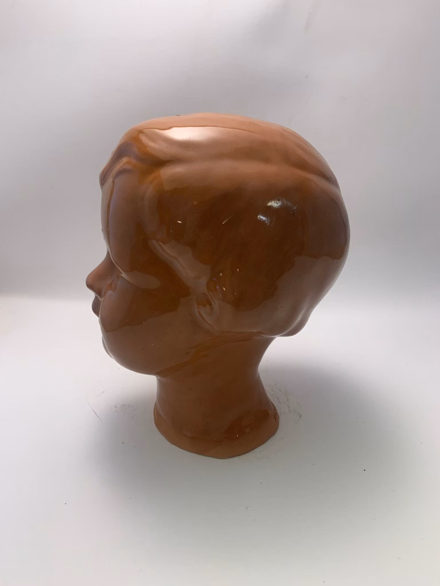 Terracotta mörk blank