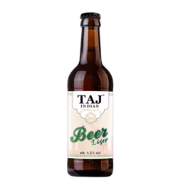 TAJ INDIAN BEER LAGER 4,5% Vol. 33cl