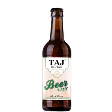TAJ INDIAN BEER LAGER 4,5% Vol. 33cl