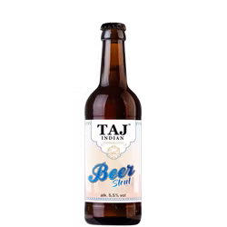 TAJ INDIAN BEER STOUT 5,5% Vol. 50cl