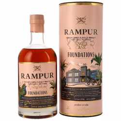 Rampur 2016/2024 - 8 y.o.- 1st Fill Bourbon Cask #995 – Foundations 57,5% Vol. 0,7l