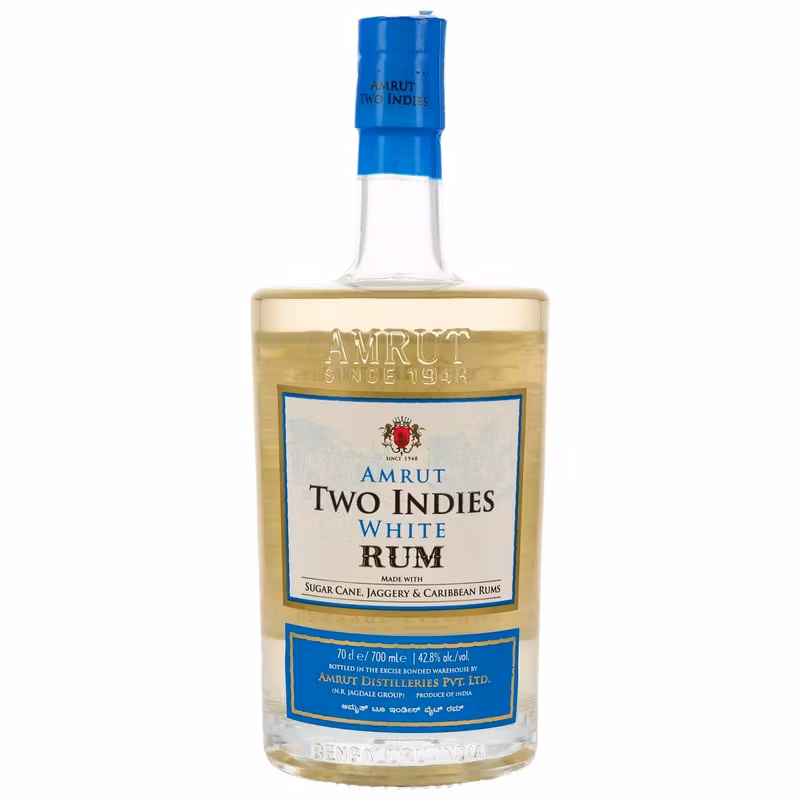 Amrut Two Indies White Rum 42,8% Vol. 0,7l