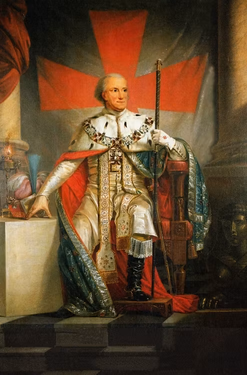KARL XIII I FRIMURARSKRUD av Carl Fredric von Breda