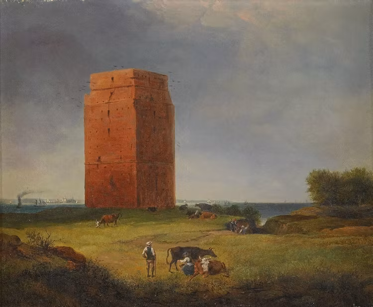KÄRNAN HELSINGBORG 1850 av JOSEPH MAGNUS STÄCK