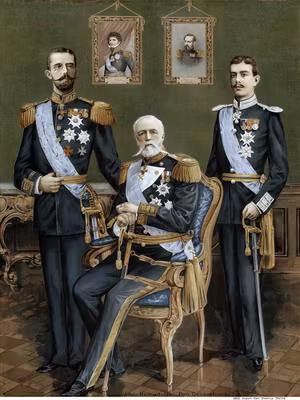 BERNADOTTE FAMILJEN 1902 av Okänd Mästare