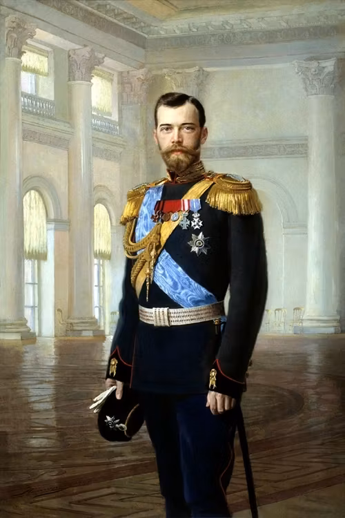 TSAR NICHOLAS II - TSAR NIKOLAJ II by/av Ernst Friedrich von Liphart