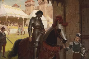 BESEGRAD av Edmund Blair Leighton