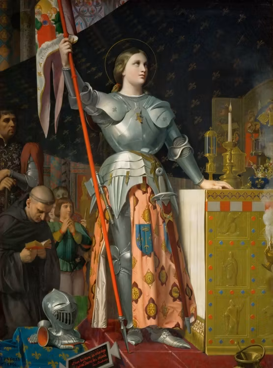 JEANNE D´ARC av Jean Auguste Dominique Ingres