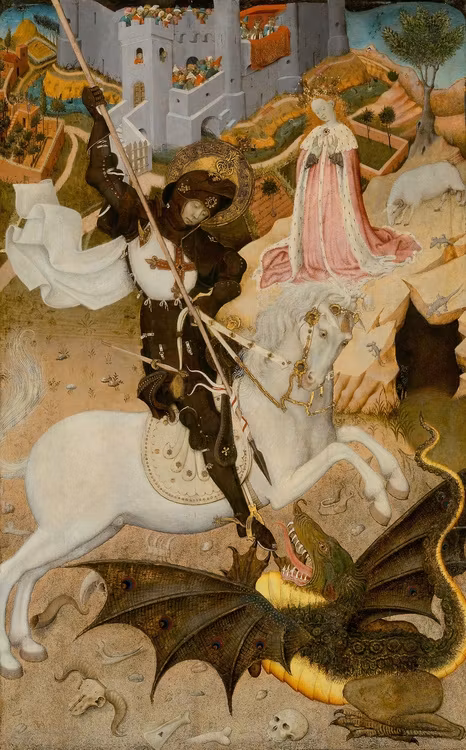 RIDDARE SANKT GÖRAN & DRAKEN av BERNAT MARTORELL