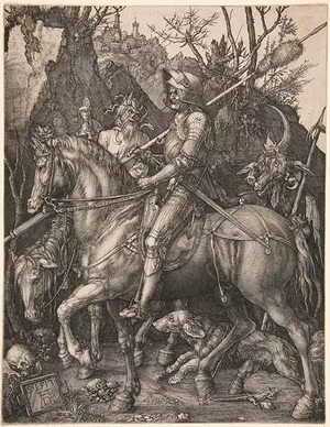 RIDDAREN, DÖDEN OCH DJÄVULEN av ALBRECHT DÜRER