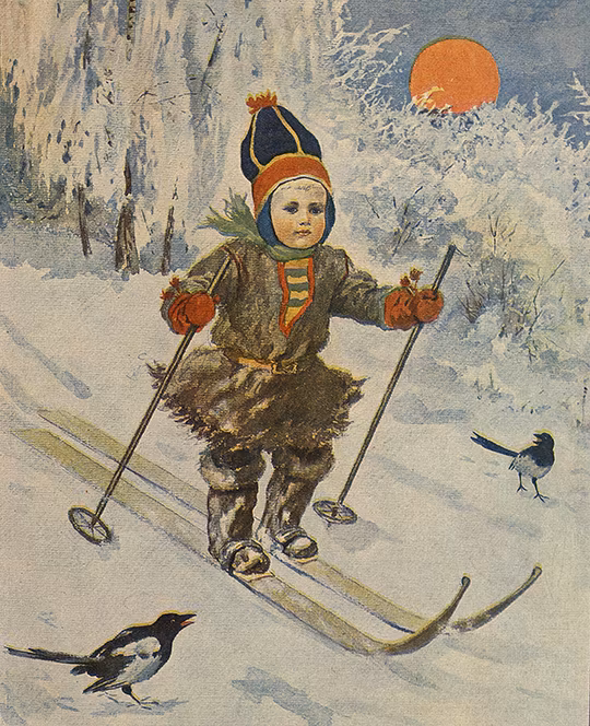 LITEN SAME POJKE PÅ SKIDOR av JENNY NYSTRÖM