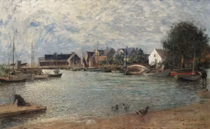 RÅÅ HAMN HELSINGBORG 1901 av ALFRED WAHLBERG