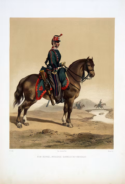 NORSKA KAVALLERIBRIGADEN efter Fritz von Dardel