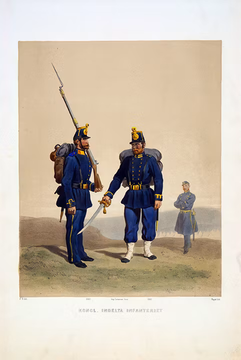INDELTA INFANTERI efter Fritz von Dardel