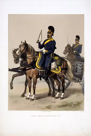 Göta artilleriregemente. Efter Fritz von Dardel
