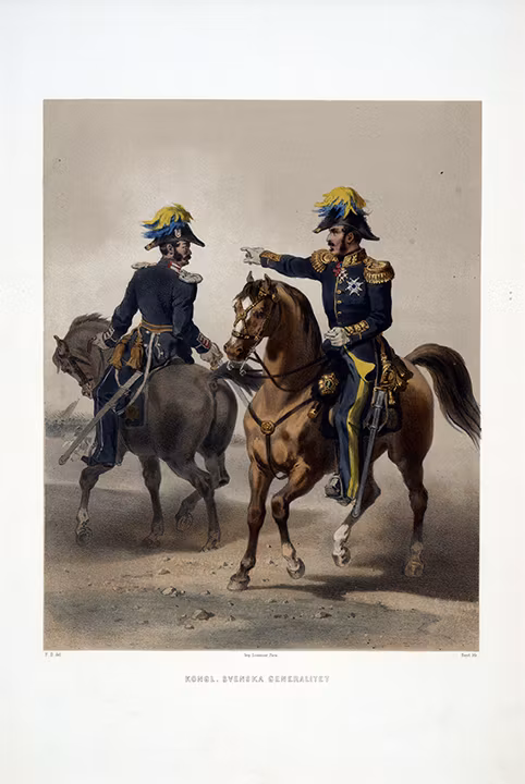 SVENSKA GENERALITET efter Fritz von Dardel