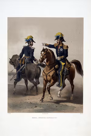 SVENSKA GENERALITET efter Fritz von Dardel
