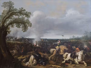 GUSTAV II ADOLF I SLAGET VID LÜTZEN av JAN ASSELIJN