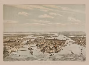 STOCKHOLM FRÅN MÄLAREN 1887 Bilaga till Arbetarens Vän 1899