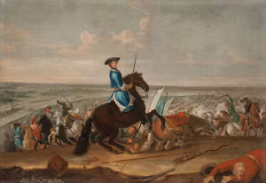 KARL XII VID NARVA 1700 av DAVID VON KRAFFT