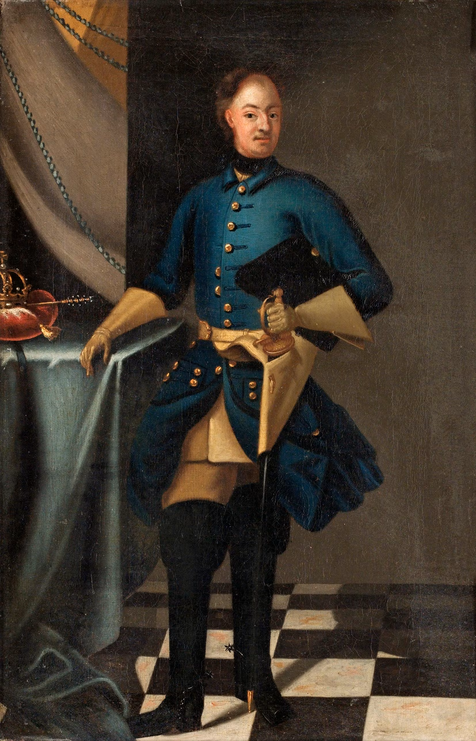 KARL XII av David von Kraffts studio