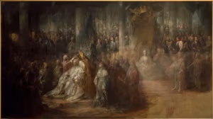KRÖNINGEN AV KUNG GUSTAV III av Carl Gustaf Pilo