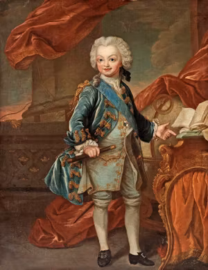 GUSTAV III SOM BARN av Lorenz Pasch d.y.