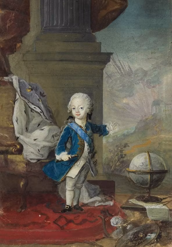 GUSTAV III SOM KRONPRINS av Lorenz Pasch d.y.