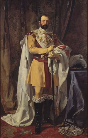 KARL XV I FRIMURARSKRUD av Johan Fredrik Höckert