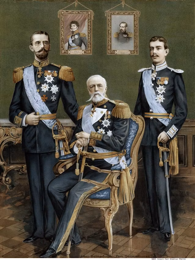 BERNADOTTE FAMILJEN 1902 av Okänd Mästare