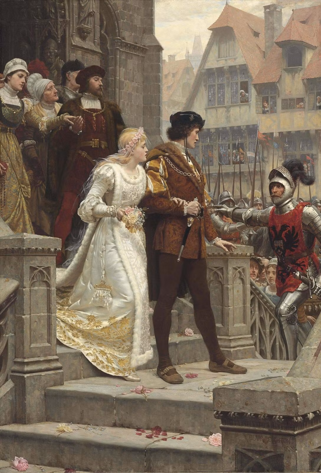 TILL VAPEN av Edmund Blair Leighton