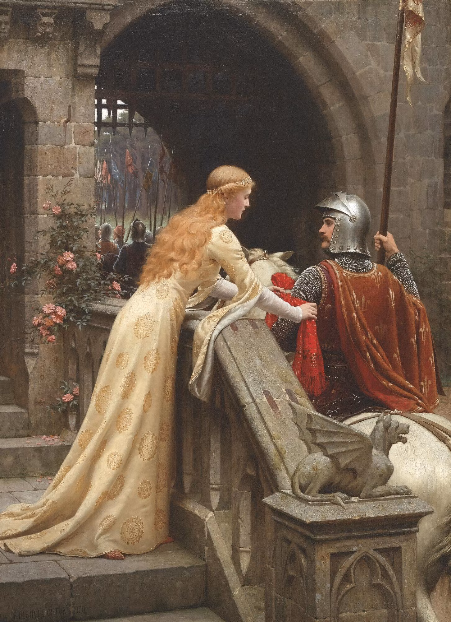 GOD SPEED av Edmund Blair Leighton