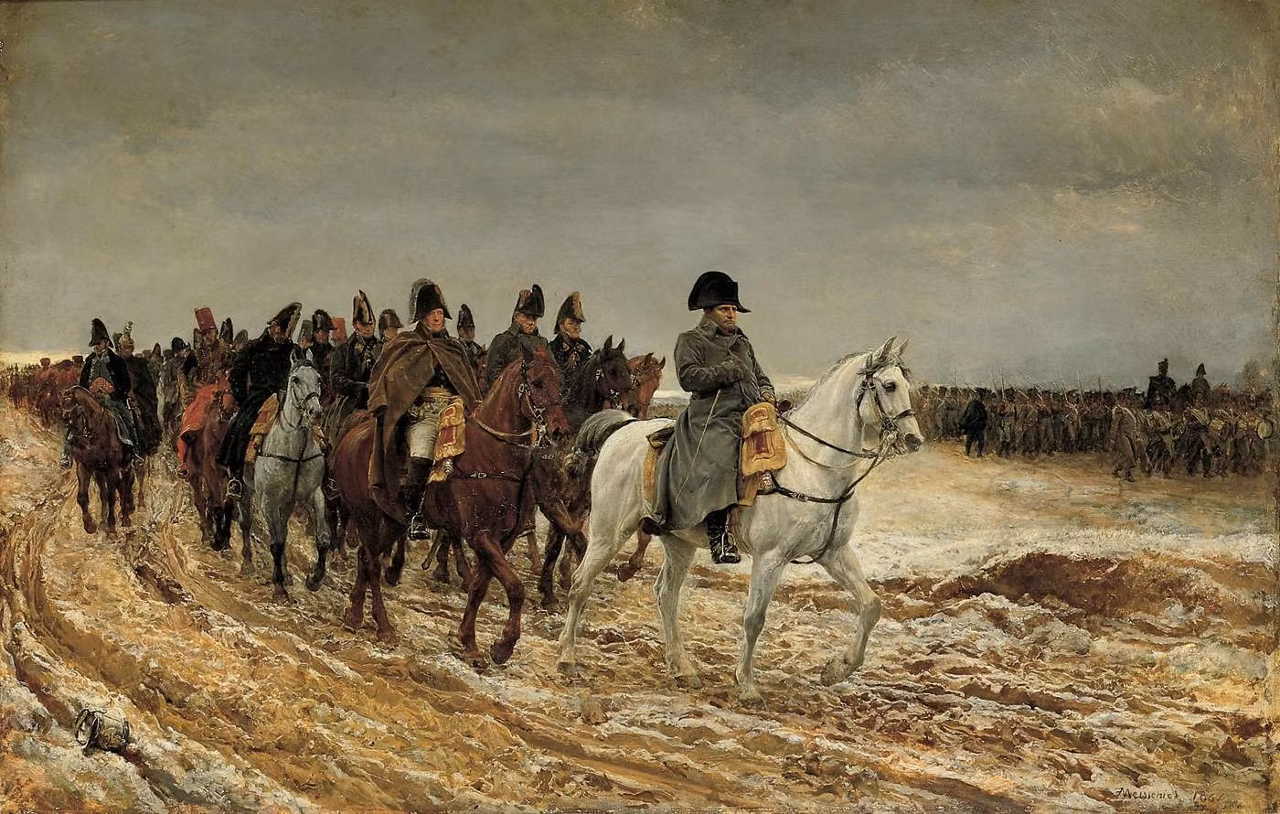 KEJSARE NAPOLEON TILL HÄST :  ”1814” av Jean-Louis Meissonier